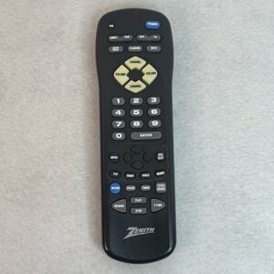 Zenith 124-00233 MBR3447Z Remote Control Cable TV VCR Battery Cover Damaged